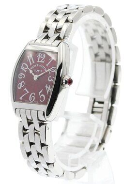 FRANCK MULLER Tonocarbex Intermidier 2251QZ Red Dial Quartz Ladies Watch_970654